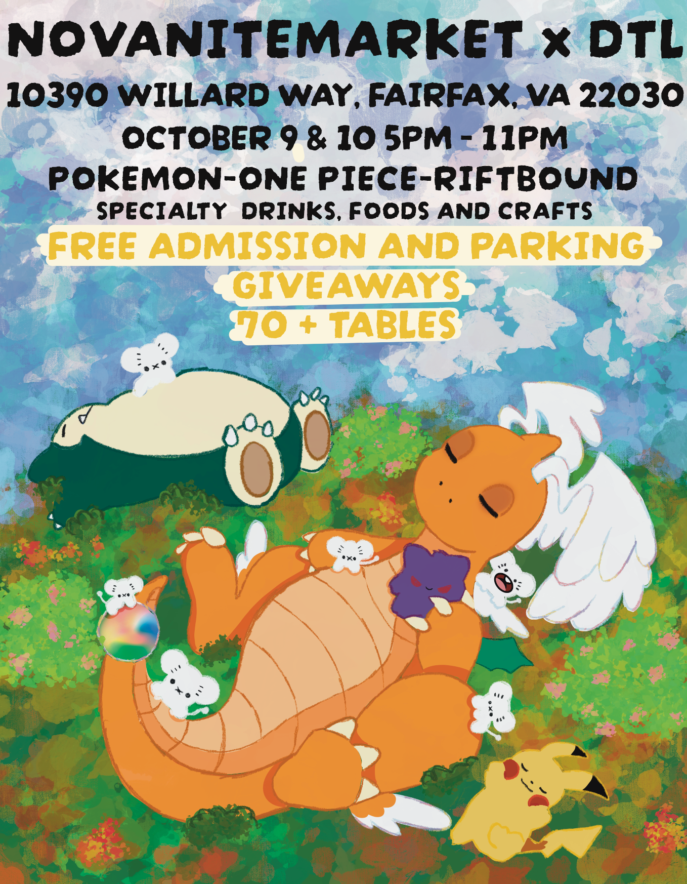 October 9 and 10 flyer